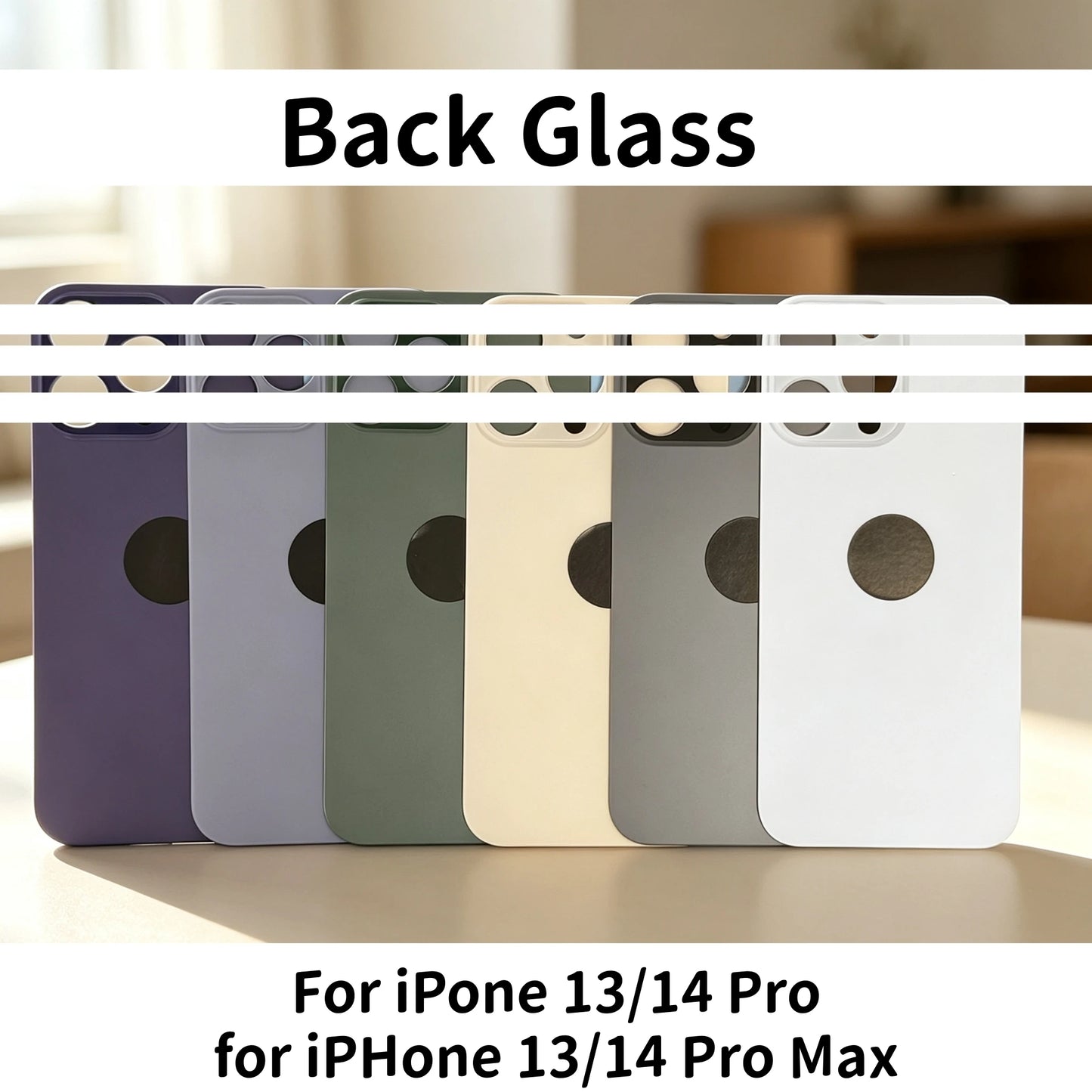 1PCS Replacement Back Glass For iPone 13/14 Pro for iPHone 13/14 Pro Max