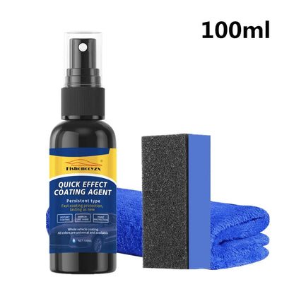 Car Coating Spray Quick Effect Coating Agent Coat Car Wax Car Scratch Wax Coating Spray Oil Film Emulsion Glass Cleaner