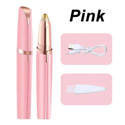 Womens Electric Eyebrow Trimmer Eye Brow Shaper Pencil Face Hair Remover For Women Automatic Eyebrow Shavers Pocketknife
