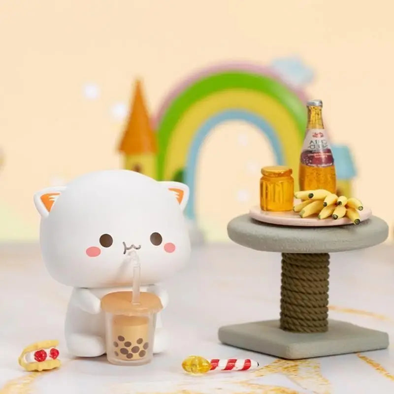 Hot Mitao Cat 2 Season Lucky Cat Cheap Cute Cat Blind Box Toys Surprise Figure Doll Home Deroc