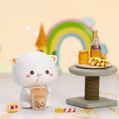 Hot Mitao Cat 2 Season Lucky Cat Cheap Cute Cat Blind Box Toys Surprise Figure Doll Home Deroc