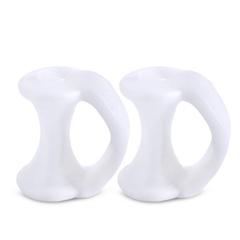 Pexmen 2Pcs Gel Toe Separator Pinky Toe Spacers Little Toe Cushions for Preventing Rubbing Relieve Pressure Foot Care Tool