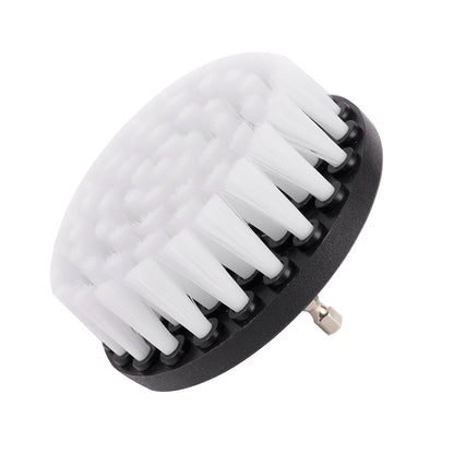 1Pcs 4in Soft Drill Brush Car Soft Brush Drill Kit Attachment For Cleaning Carpet & Leather And Upholstery Car Soft Brush Kits