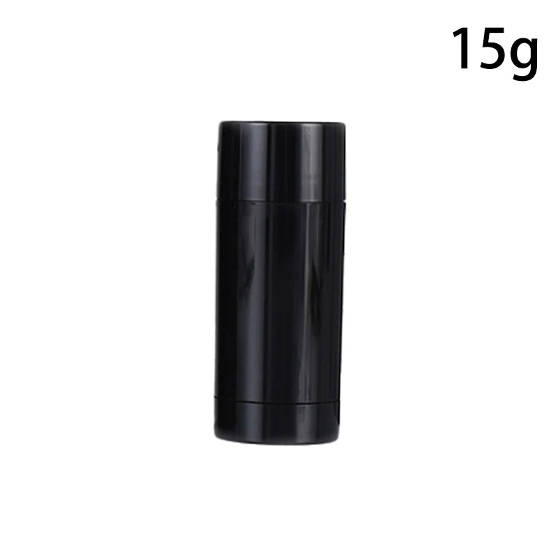 15/30/50/75g Deodorant Tube Handmade Round Twist Up Bottom Filling Empty Blush Stick Filling Stick Deodorant Container Travel