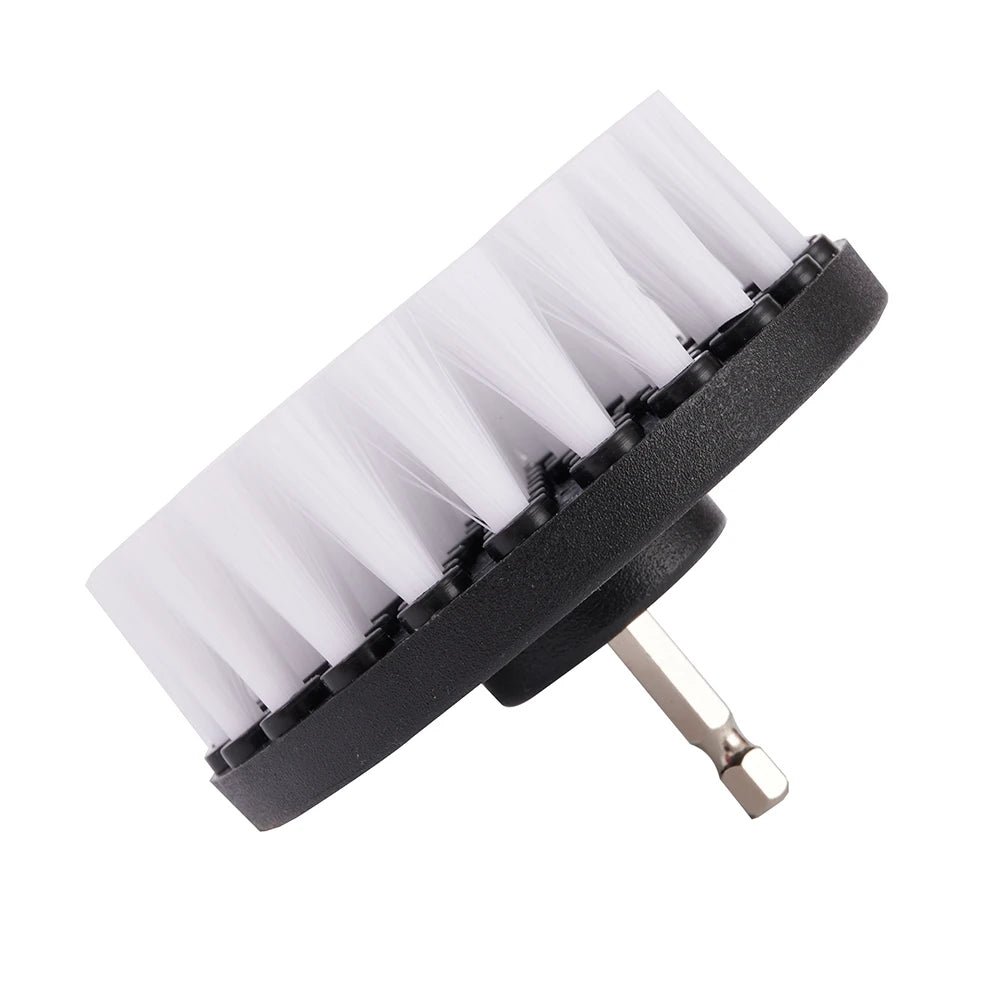 1Pcs 4in Soft Drill Brush Car Soft Brush Drill Kit Attachment For Cleaning Carpet & Leather And Upholstery Car Soft Brush Kits