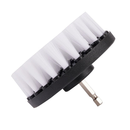 1Pcs 4in Soft Drill Brush Car Soft Brush Drill Kit Attachment For Cleaning Carpet & Leather And Upholstery Car Soft Brush Kits