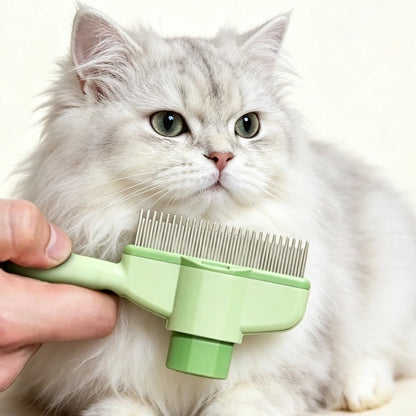 Dog and Cat Knot-removing Comb Pet Hair Removal Self-cleaning Brush Combing the Canine Professional Hairdressing Combs Grooming