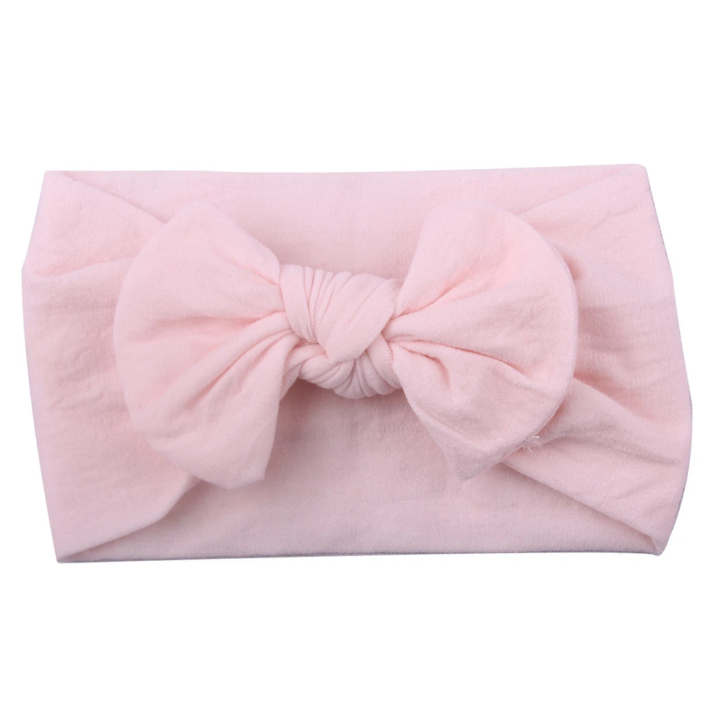 Baby Headband Girls Headwear Hair Accessory Bow Knot Bandage Infant Newborn Toddlers Clothes Kids Rabbit Ear Photo Props