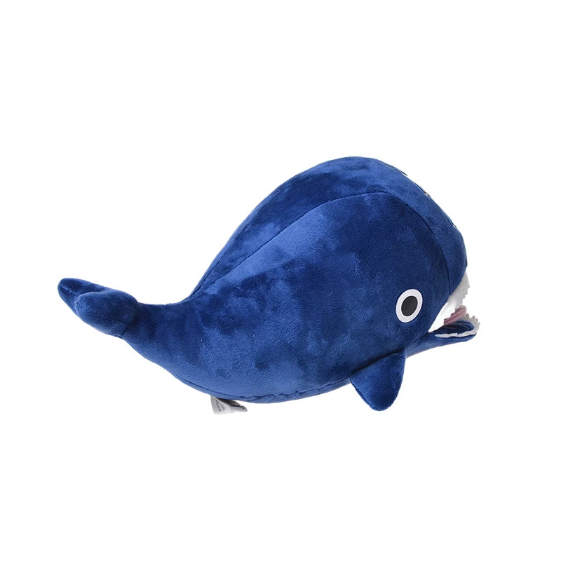 Original 15cm Anime One Piece Raab Laboon Plush Keychain Pendant Toys Whale Marine Animal Soft Stuffed Dolls Child Birthday Gift
