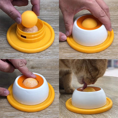 Pet Feeding Dispenser Dog Cat Puppy Lick Toy Puzzle Toys For Bored Pet Slow Feeder Supplies For Healthy Eating Food Crate