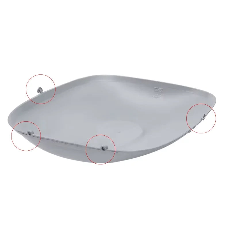 TONEPIE Automatische Kattenbak Accessoires, Ventilatiegat Bodemkapje, Rubberen Stop, Kattenbakdeur, Vervanging voor Kattenbak