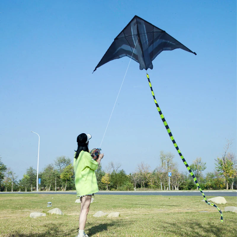 Yongjian 2m Aircraft Kite Delta Kite Suitable for Outdoor Camping with Large Adult Kites Beach Camping Activities