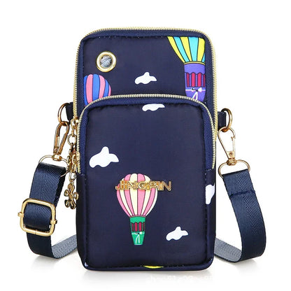 2025 New Women's Slant Mini Bag, Mobile Phone Bag, Fashion Mom Money Bag