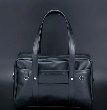 schoolbag PU leather japanese wide application japanese handbag large capacity waterproof