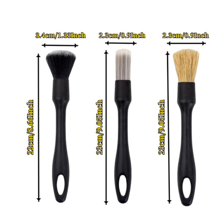 4-5PCS Car Detailing Brush Set Air Conditioning Vent Clean Crevice Sweep Dust Duster Auto Interior with Brush Car Wash Tool Set