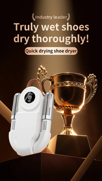 HOMEFISH Intelligent Shoe Dryer Quick Drying Deodorizing Sterilizing Adjustable Timer Household Shoe Warmer And Heater