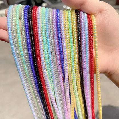 1.4m Cable Protector Winder For USB Charging Data Cable Wire Protection Cover Protect Data Cord Protector Cable Organizer
