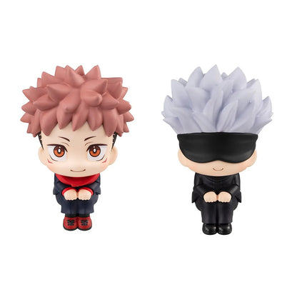 Q Version Jujutsu Kaisen Figure Gojo Satoru Yuji Itadori Model Car Cake Decoration Collectible Doll Gashapon Toy Anime Gift for