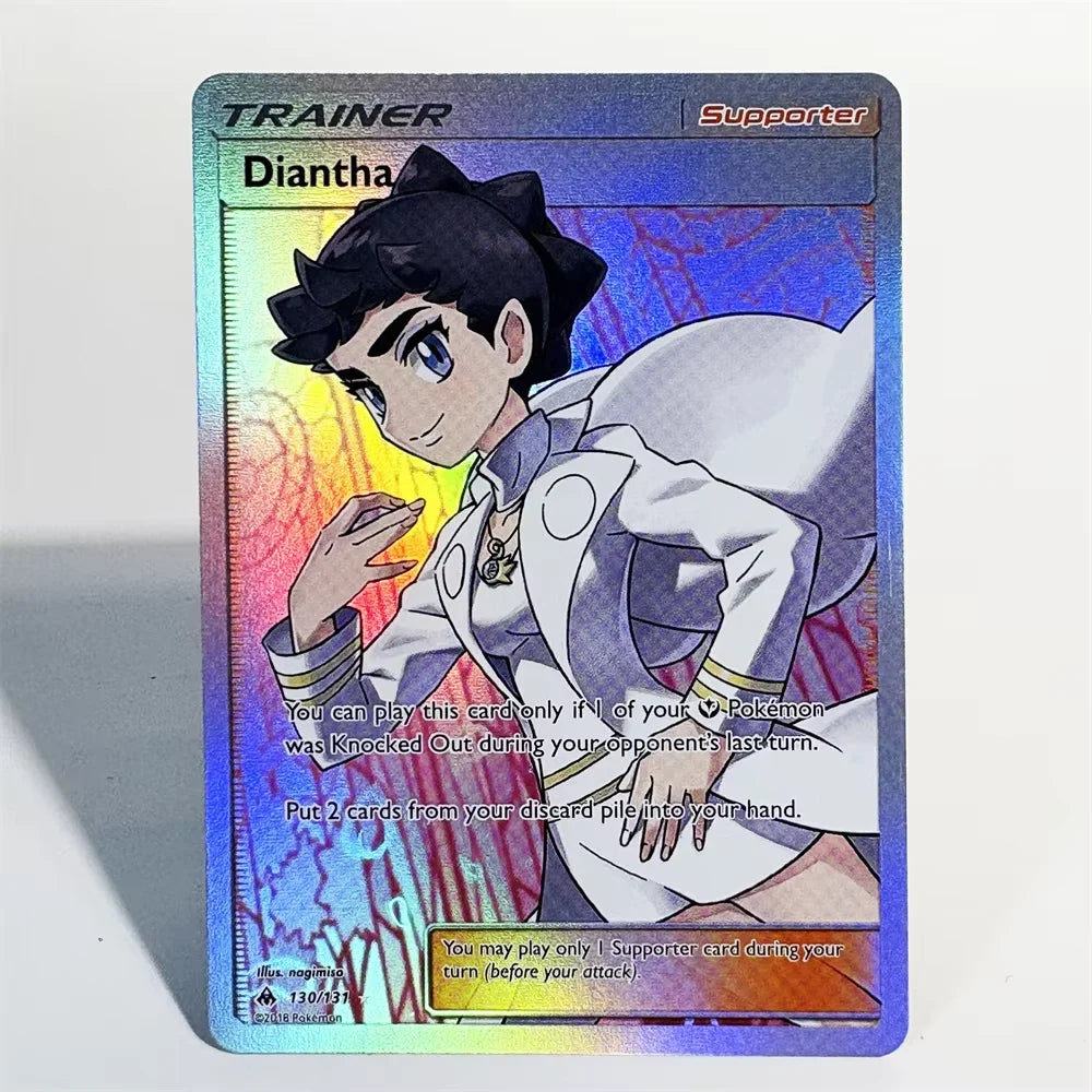 PKM Single Cards Classic Foil Cards Diantha Umbreon Squirtle Greninja GX Mewtwo GX Game Collection PTCG PROXY