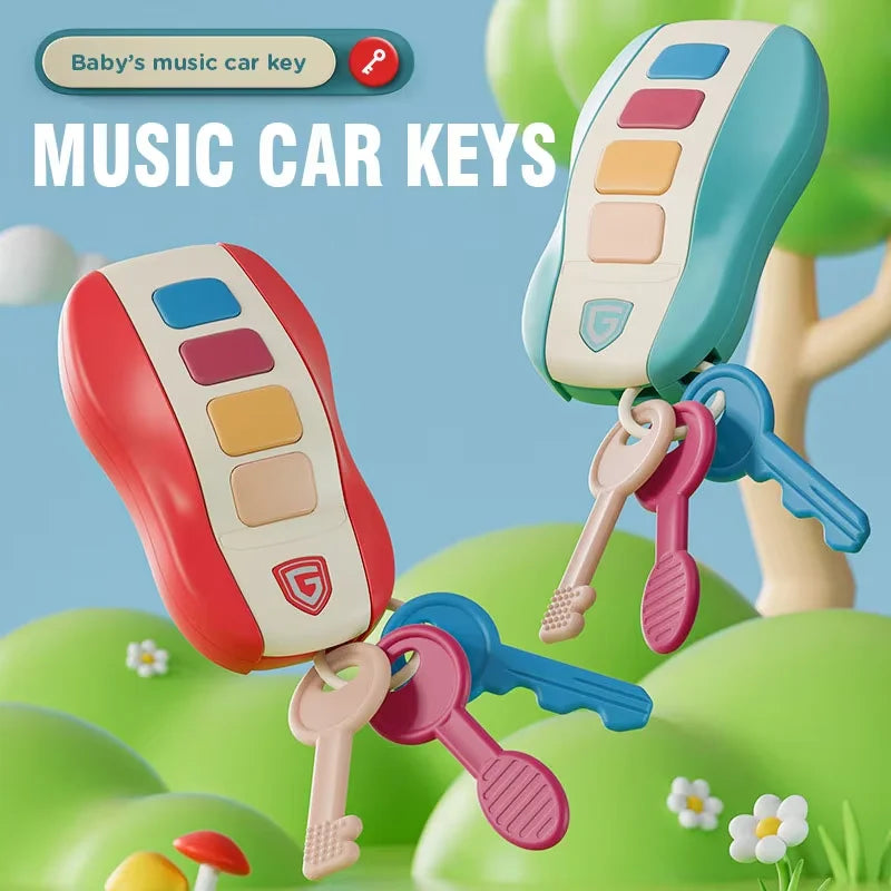 Baby Toys Drum Piano Keys Musical Instrument Kids Toys Rotating Keyboard With Lights Sound Toddlers Educational Christmas Gifts