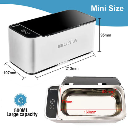 Ultrasonic Cleaner Ultrasound Glasses Jewelry Cleanser High Frequency Ultrasound Washing Machine for Glasses Jewelry Dentures
