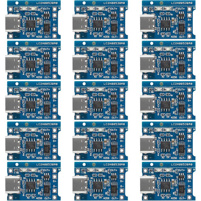 10/100pcs TP4056 +Protection Dual Functions 5V 1A type c 18650 Lithium Battery Charging Board Charger Module