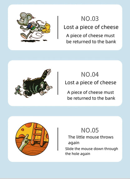 Cat and Mouse- Cake Cheese Board Game Parent-Child Interactive Toys for Kids Boys and Girls Entertainment party game toy for kid