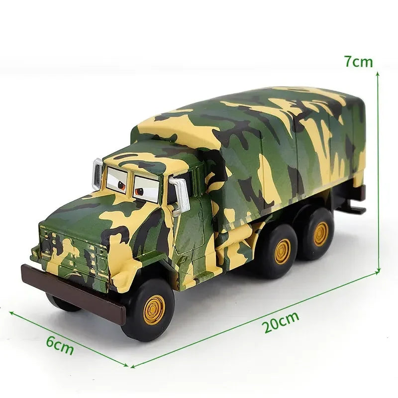 Disneyalloydie-castDisney Pixar car Bigfoot ice cream bar tall car glasses McQueen truck toy car model toy car gift for children
