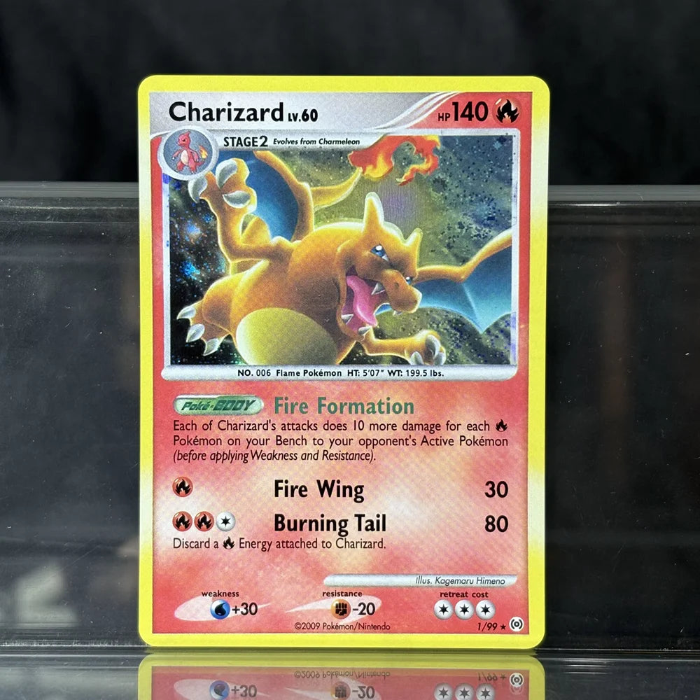 PKM Proxy Card Holographic Sword & Shield Promos and Scarlet & Violet Charizard Hobbies Rare Collection Battle Cards Toys Gifts
