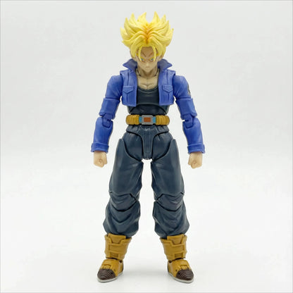 Anime Dragon Ball Z Figures Shf Super Saiyan Trunks Action Figure Collection Model 15cm Future Boy Torankusu Movable Toys Gifts