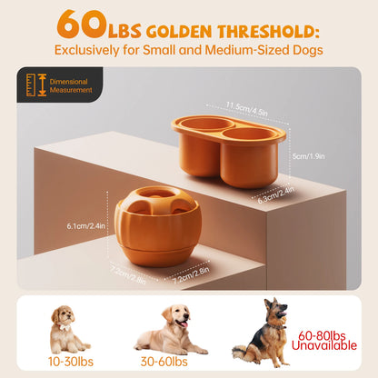 Interactive Dog Toys for Boredom - Dog Treat Molds Silicone Healthy Treats for Dogs puppy Enrichment Toy for Frozen in Summer