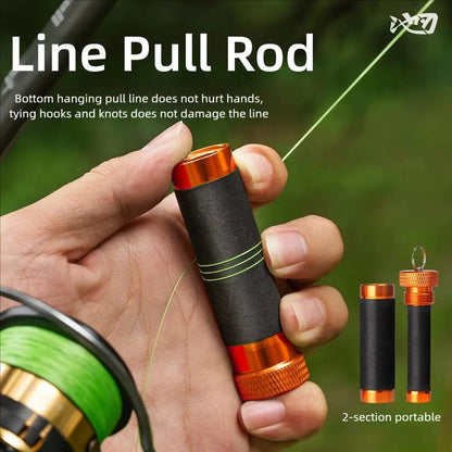 1pc/2pcs Alloy cable ring Fast line cutting Anti-slip Protect hands/fishing reel Tighten the leader knot fishing tools