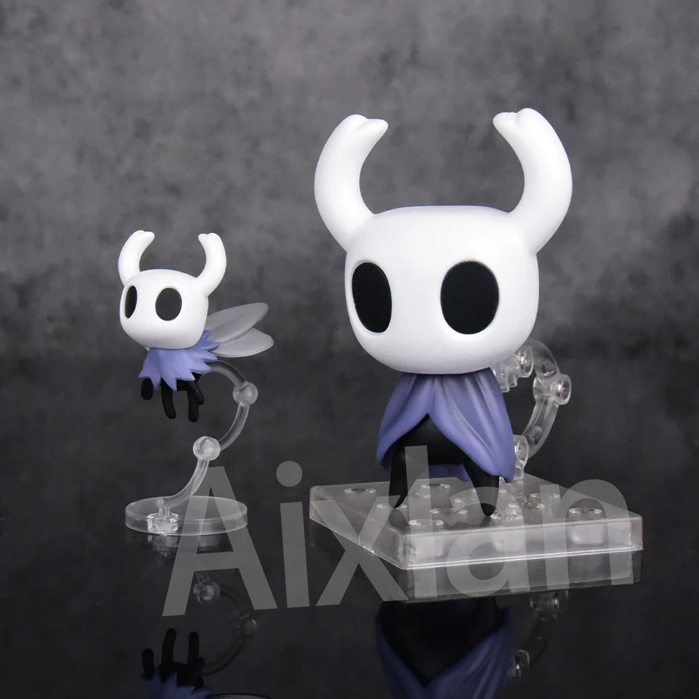 Aixlan 2PCS SET Hollow Knight Figure Cute Edition 10CM Hornet Hollow Knight PVC Action Figure AmineToy Gift Collectible Figurine