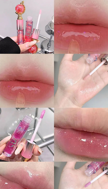 MAGIC CASA Shimmering Lip Gloss — Hydrating and Moisturizing, Mirror Finish, Plumping Glass-Like Lips