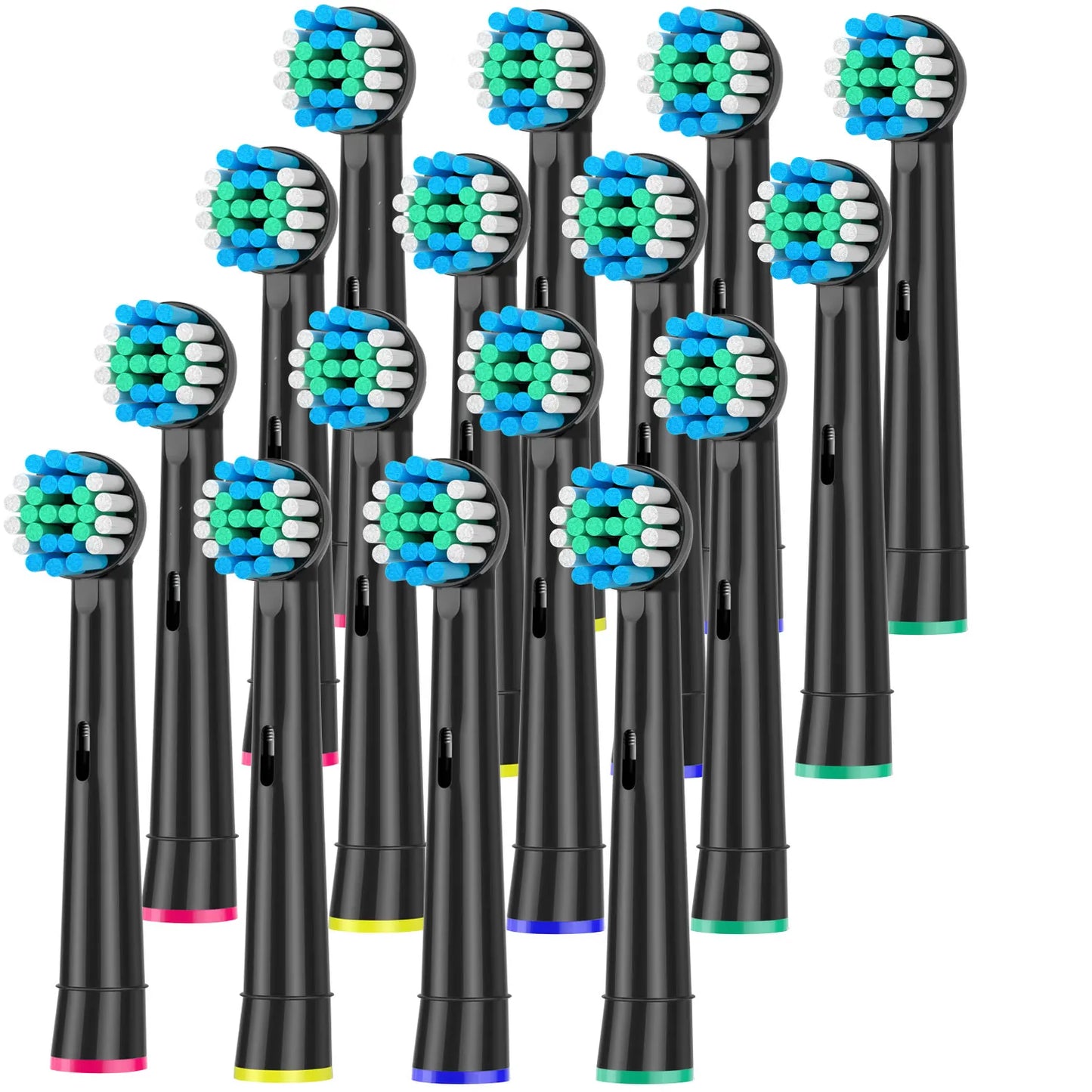 Replacement Toothbrush Heads Compatible with Oral B Professional Electric Brush Heads 1000 1500 3000 6000 7000 7500 8000