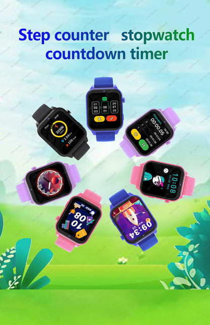 2026 New Kids Camera Smart Watch For Kids Games Sleep Monitor Flashlight Alarm Clock Boy Girl Gift Children Partner Smartwatch
