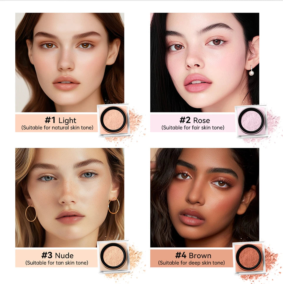 Lakerain Delicate Setting Powder Lasting Without Shedding Makeup Control Oil Locking Moisture Create Zero Pore Base Makeup