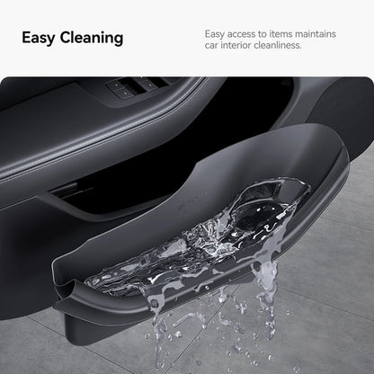 YZ For Tesla Model Y Juniper Model 3 Highland Door Side Storage Box Full-Cover Front and Rear Interior Storage Box Accessories