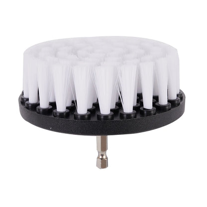 1Pcs 4in Soft Drill Brush Car Soft Brush Drill Kit Attachment For Cleaning Carpet & Leather And Upholstery Car Soft Brush Kits
