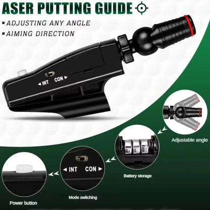 Golf Putter Laser Sight Machine Aiming Instrument Indoor Teaching Linear Laser Golf Putter Golf putting Laser DeviTraining Aids