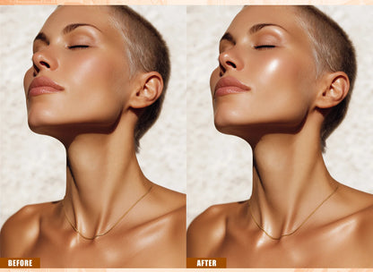 [Natural Glowup] 1pc Glowup Highlighter Stick | Natural Brightening Face Contour & Highlight Makeup, Medium Coverage, Buildable