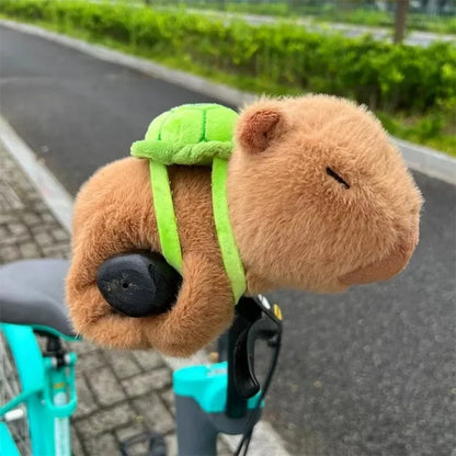 Capybara Clap Circle Toys  Capybara Plush Hand Ring Wristband Kawaii Stuffed Animal Doll Curtains Bicycle Party Decor Kids Gift