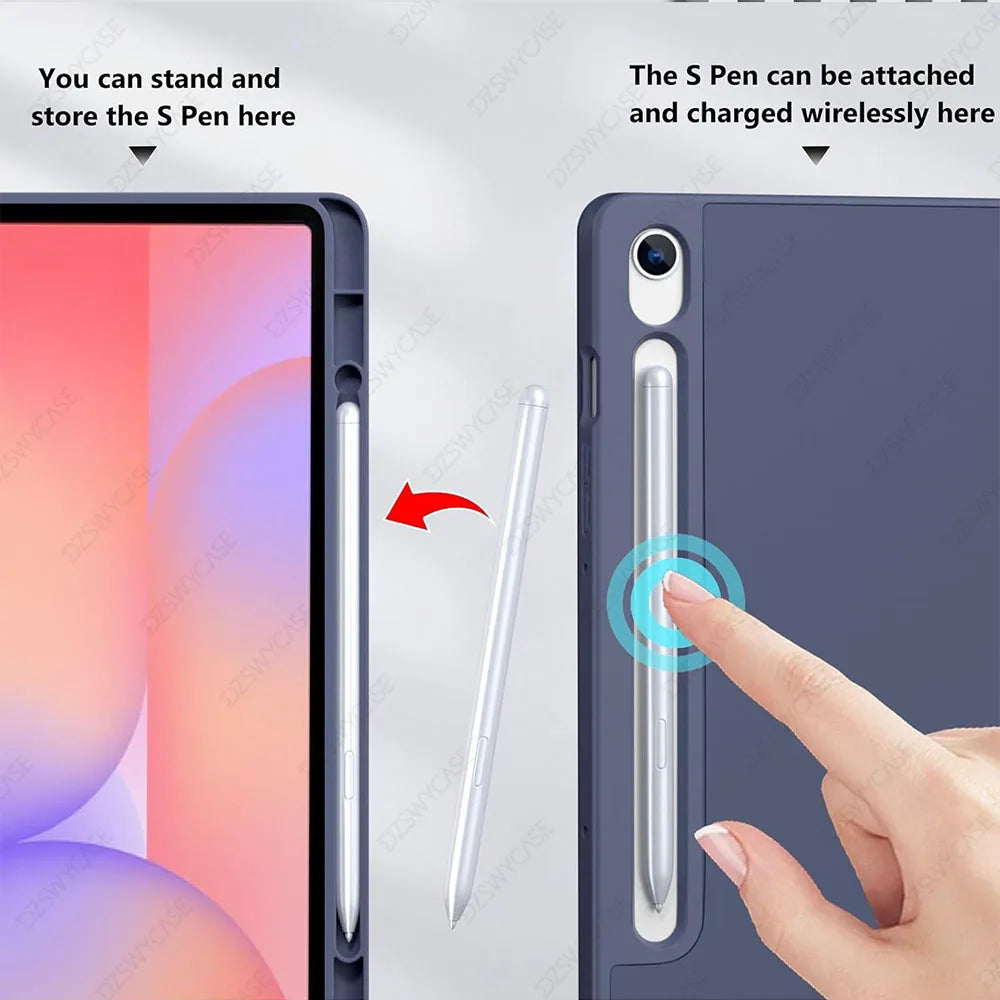 Case for Samsung Galaxy Tab S10/S9 FE / S10 Lite 10.9 inch / S9 11 inch Tablet, Ultra-Thin Protective Cover with Auto Sleep/Wake