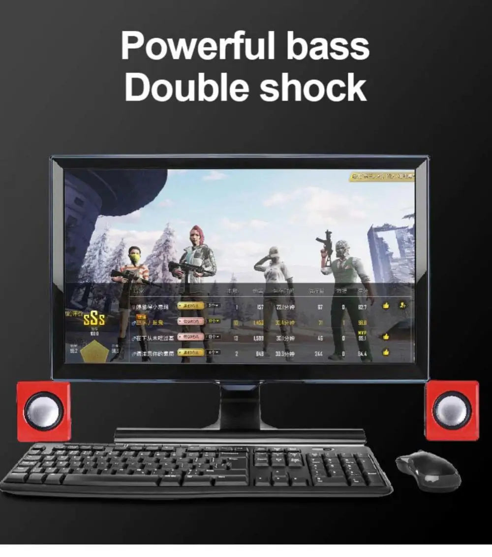 PC Speaker For Computer Laptop Notebook Desktop Caixa De Som Mini Sound Box Music Bocina Column Acoustics Coluna Audio System