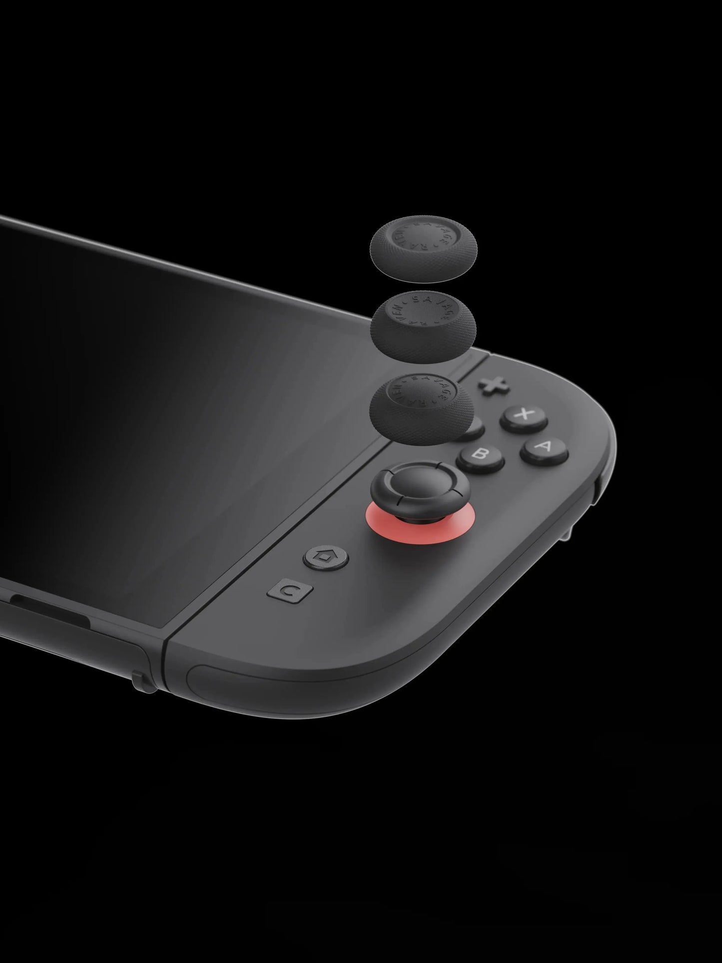 Savage Raven by Skull & Co. JoyCon Thumb Grip Set for Nintendo Switch 2 Joystick Cap Thumbstick Cover for NS2 (6PCS/PACK)