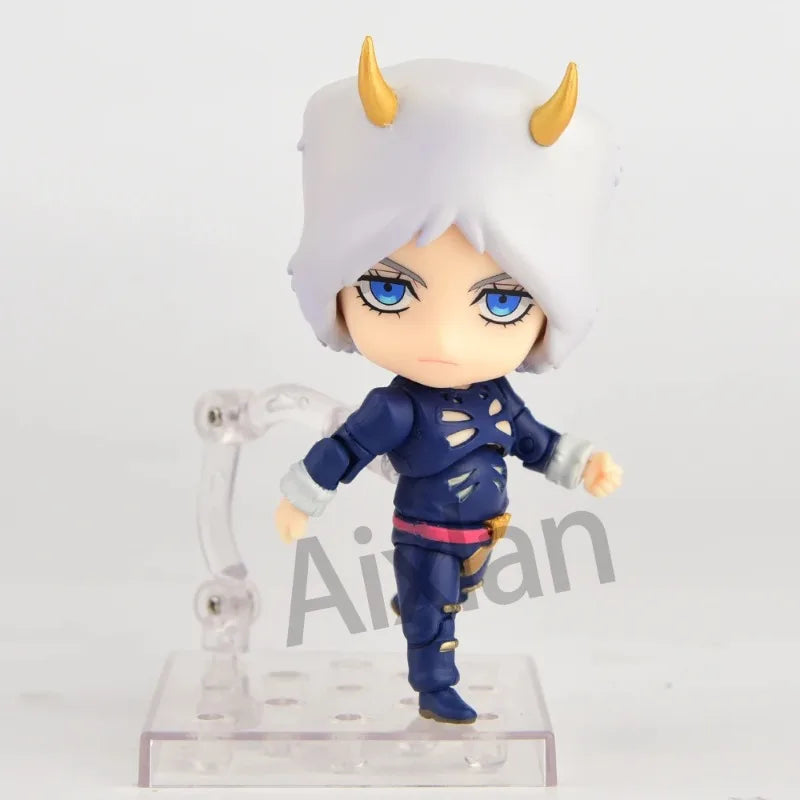 Aixlan#2027 JoJo's Bizarre Adventure Figure Weather Report Cute Edition 10cm JOJO PVC Action Figure Amine Collectible Figurine