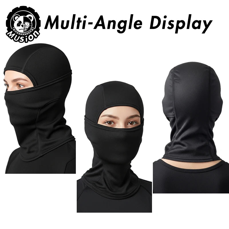Musion Balaclava Women's Cycling Face Mask Multi Functional One Piece Headscarf Scarf Windproof Dustproof  Sunscreen Four Season