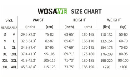 WOSAWE MTB Shorts Summer Men Cycling Shorts 2 in 1 Mountain Bike Padded Shorts Double Layer Downhill Bike Quick Dry Short Pants