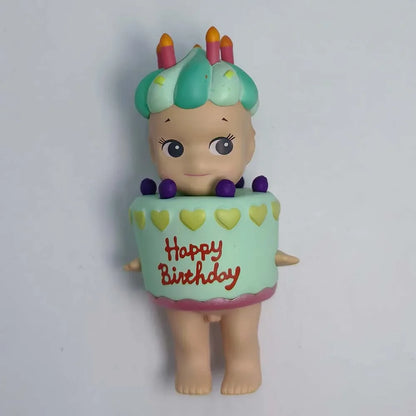 Sonny Angel Birthday Cake Series Mysterious Box Kawaii Surprise Box Anime Figures Ornaments Cartoon Model Doll Toy Gifts