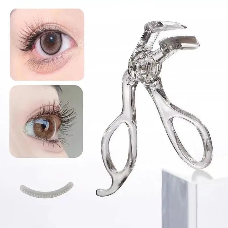With Frameless Toothed Comb Eye Makeup Tool Professional Curling Tool Portable Wide-Angle Eyelash Clip Lasting Eyelash Curler